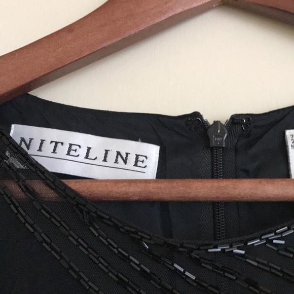 Black evening formal gown. NITELINE. - Picture 6 of 10